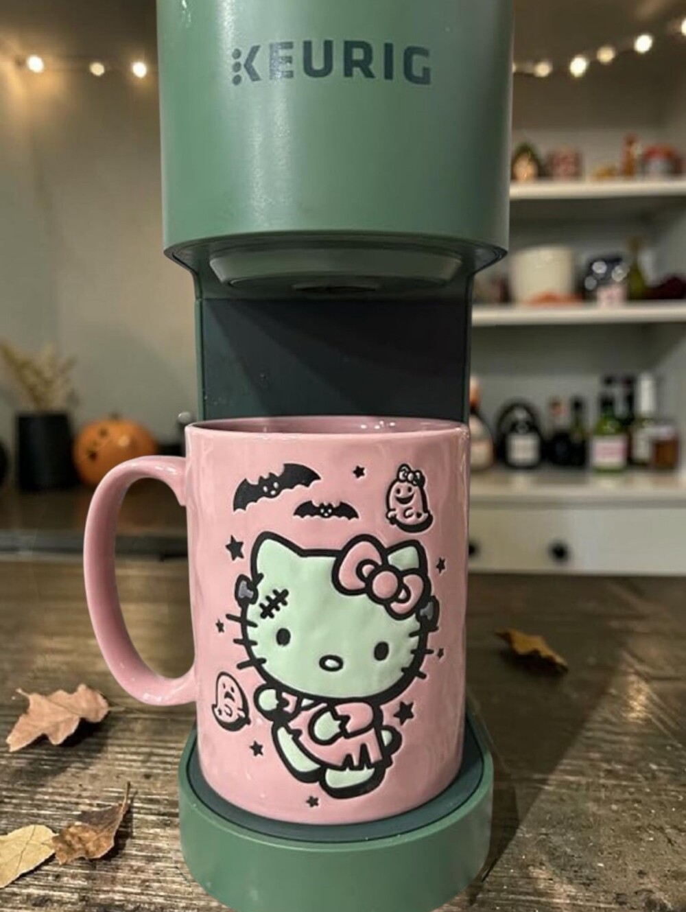Brand New Sanrio Hello Kitty Halloween Frankenstein Ceramic Halloween Mug 17oz - Picture 3 of 5